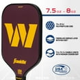 thumbnail image 3 of Franklin Sports NFL Washington Commanders Pickleball Paddle - Official NFL Team Pickleball Paddles - USAP (USAPA) Approved Premium Quality Pickleball Paddles - Authentic Team Logos + Colors, 3 of 12
