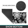 thumbnail image 6 of Black Christmas Snowflake Pattern Kitchen Rugs Sets Of 2,Anti Fatigue Kitchen Mat Rugs Non Slip Washable,Decorative Kitchen Floor Mats for Kitchen,Sink,Laundry,17"x30"+17"x47", 6 of 7
