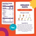 thumbnail image 5 of Ready, Set, Food! x Daniel Tiger Organic Apple Cinnamon Baby Puffs with 9 Top Allergens, No Sugar Added, 2 Pack, 5 of 6
