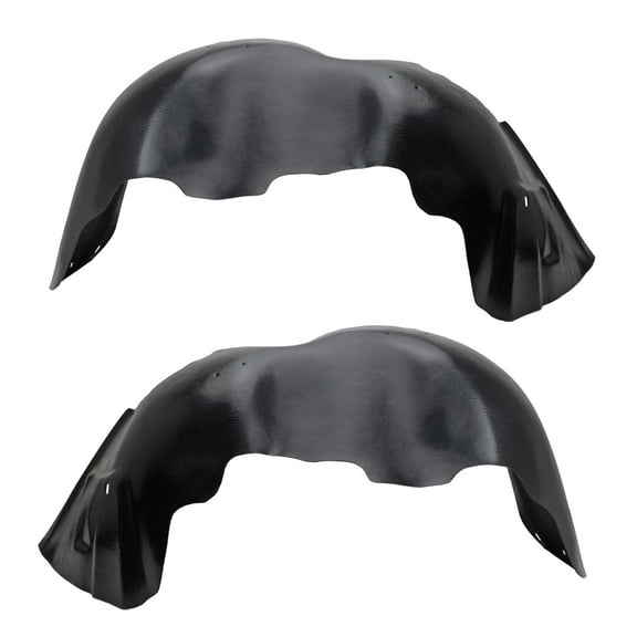 TRQ Front Inner Fender Liner Set Compatible with 2007-2010 Chevrolet Silverado 2500 HD 3500 HD BDA06699