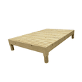 thumbnail image 4 of Base Para Cama Queen BRISSELIAN Madera de Pino Acabado Natural, 4 of 5