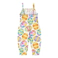 thumbnail image 6 of KVPLBQFD Toddler Girls Sleeveless Rompers with Adorable Print Kids Soft Breathable Jumpsuit Comfortable Lightweight Coveralls for Baby, 6 of 6
