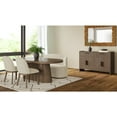 thumbnail image 4 of I Home Furnishings Elements Banquette - Ivory In Cocoa Finish, 4 of 11
