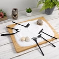 thumbnail image 4 of MasteelfCA 6 Pcs Mini Garden Rakes Zen Rakes Push Tools Plastic Rake Tools for Sand Table Home Office Desktop, 4 of 9