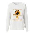 thumbnail image 4 of Women's Casual Fashion Halloween Print Long Sleeve Sweatshirts Pullover Top, 4 of 5