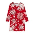 thumbnail image 4 of LOVZFMLL Robe d'Été à Manches Courtes Col Rond Couleur Unie, 4 of 4