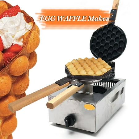 Moaere Classic Non-Stick Hong Kong Waffle Maker Bubble Egg Cake Oven Bread Rotated Pan