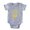 Heather Grey, variant on CafePress - Ad To Soapmaking_Tr - Cute Infant Baby Football Bodysuit