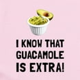 thumbnail image 2 of CafePress - Guacamole Is Extra Body Suit - Baby Light Bodysuit, Size Newborn - 24 Months, 2 of 4