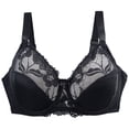 thumbnail image 3 of MVRLSH Jelly Bras For Women Womens Bcdef Cup Lace Bra Plus Size Breathable Soft Everyday Casual Wear Multicolor 80D-105F, 3 of 4