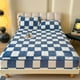 thumbnail image 1 of Sábana Ajustable para Colchón Jxy240924001 | Sábana Ajustable Acolchada Antideslizante 150X200Cm | Protector de Cama de Poliéster Transpirable y Cálido para Invierno | Gris, Azul, Verde, Caqui y Rosa, 1 of 6