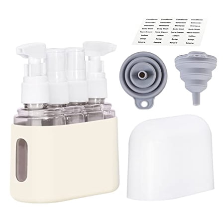 TSA Approved Leak-Proof Travel Bottles – Toiletry Containers with Labels, Airplane Liquid Accessories Kits