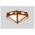 thumbnail image 2 of Meyda Tiffany 26393 Motorcycle 2 Light 16" Wide Semi-Flush Ceiling Fixture - Rust, 2 of 2