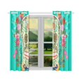 thumbnail image 4 of CADecor Sugar Skull Dia De Los Muertos Window Treatment Panel Curtains Window Curtain Kitchen Curtain,Two Piece 26x39 Inches, 4 of 4