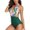 Green, variant on TIANEK Women One-Piece Swimsuit Pool Summer Printed Seaside Beach Bandage Halter Mother's Day Paded Bikini Clearance