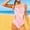 Pink, variant on ATOGUTA Girls Bikini Swimsuits One-Piece Bathing Suits Kids Sport Summer Beach Swimwear Size 5T-14, Purple