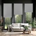thumbnail image 4 of BERISSA Cordless Blackout No Drill No Tools Cellular Shades, Pull Down Window Blinds,White,34" W x 72" H, 4 of 10