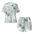 thumbnail image 4 of Xecao Goose and Doodle Flowers print Swimsuit for women, Summer-ready, sporty style.Quick-dry fabric. Many sizes & colors., 4 of 9
