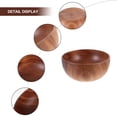thumbnail image 4 of Cuenco de acacia japonés para decorar cuencos de frutas, cereales, fideos, sopa, redondo, madera, 4 of 6