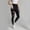Black, variant on Summer Thin Fitness Yoga Pants with Mesh Panels High Waist Workout Leggings for Women Stretchy Comfortable Activewear
