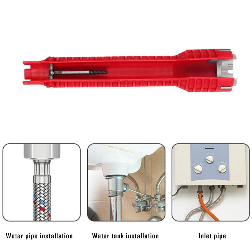 Faucet and Sink Installer Multi tool Pipe Wrench For Plumbers and Homeowners USA 
