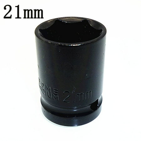 

1pc 21/22/24/27mm Impact Socket 1/2 Square Drive Metric Sockets Wrench Air Tool