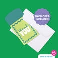 thumbnail image 3 of Big Dot of Happiness Light Green and Teal Wavy Thank You Gift Card Holders with Envelopes, Cash Money Holders and Gift Card Sleeves, Retro Stationery Nifty Gifty Pack - Set of 8, 3 of 6