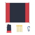thumbnail image 2 of CRCMUHE Set de Table Diveblues S09 Couverture de Plage Imperméable Extra Large 8 Personnes Taille Familiale Confortable Parachute Nylon Confortable&Chic Compact& Léger Renforcé Coupe-Vent 4 Piquets&1 Trave, 2 of 9