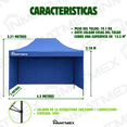 thumbnail image 3 of CARPA PLEGABLE CON PARED AZUL, 3 of 10