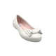 thumbnail image 1 of FLATS BALERINA DE MUJER BLANCO PERLA SINTETICO MARCA COQUETA 43330Y, 1 of 4