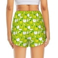 thumbnail image 4 of Goofa Fruit Printed Women 2 in 1 Running Shorts,Quick Dry Athletic Workout Shorts,High Waisted Athletic Shorts with Liner Pockets-Small, 4 of 9