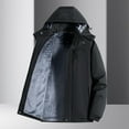thumbnail image 1 of Winter fleece-lined jacket men‘s fleece-lined thickened outdoor mountaineering suit middle-aged and elderly jacket windproof waterproof mountaineering suit, 1 of 6