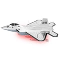 thumbnail image 2 of Modelo de avión F-22 con retroceso, juguete modelo de avión de aleación de alta simulación con sonido ligero, plateado, 2 of 9