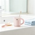thumbnail image 4 of SLYNSHome Bathroom Tumbler Cup 450ml,Household Plastic Toothbrush and Mouthwash Storage Holder,Pink Portable Daily Rinsing Cup for Bathroom Vanity Sink, 4 of 6