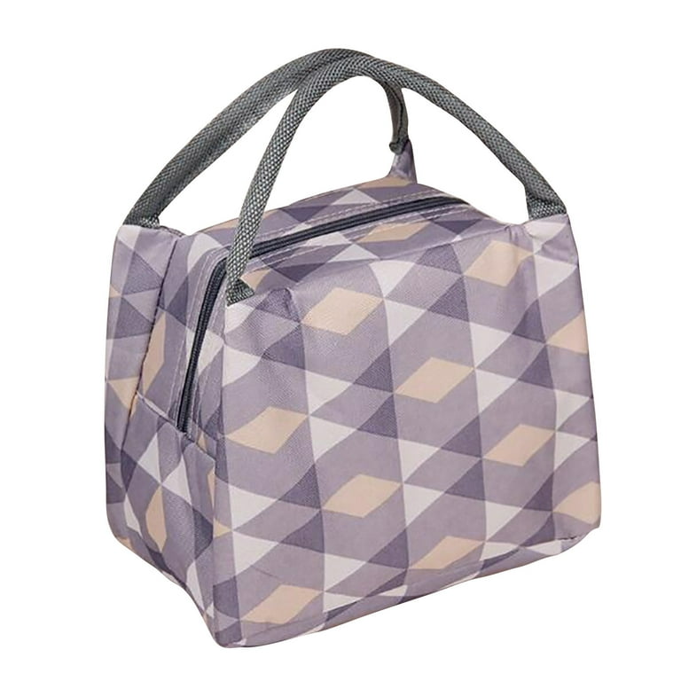 QISIWOLE Lunch Bag for Women, Simplicity Lunch Tote Bag, Wide-Open