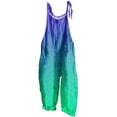 thumbnail image 3 of QATAINLAV Rompers for Women Casual Fashion Gradient Print Sleeveless Jumpsuits Loose Lightweight Cotton Linen Wide Leg One Piece Pants Multicolor L on Sale Clearance 2025, 3 of 6