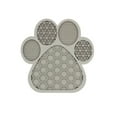 thumbnail image 2 of (3 pack) Vibrant Life Paw Shaped Silicone Dog Licking Mat in Blue, Green or Oatmeal, 2 of 16