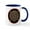 White/Navy Inside, variant on CafePress - Heart Center #1 (PS) Mug - 11 oz Ceramic Mug - Novelty Coffee Tea Cup