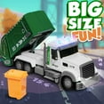 thumbnail image 3 of JoyX RC Garbage Truck Toy with LED Lights –Rechargeable, Interactive Christmas Gift for Kids 3-8, 3 of 13