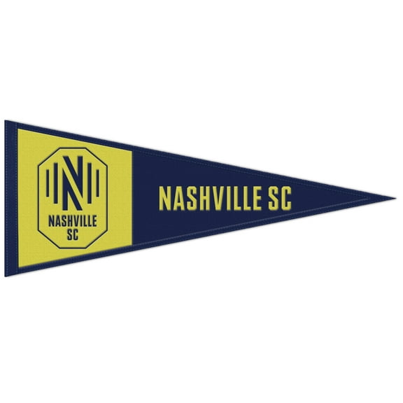 WinCraft Nashville SC 13" x 32" Wool Primary Logo Pennant