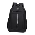 thumbnail image 2 of Mochila de gran capacidad Jinwen para hombre bolso de estudiante de moda simple negro, 2 of 8