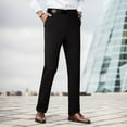 thumbnail image 2 of Futezty Men Big and Tall Elastic Waist Loose Expandable Waist Dress Pants, 2 of 5