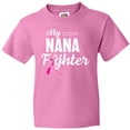 thumbnail image 3 of Inktastic Breast Cancer Awareness My Nana is a Fighter Youth T-Shirt, 3 of 5