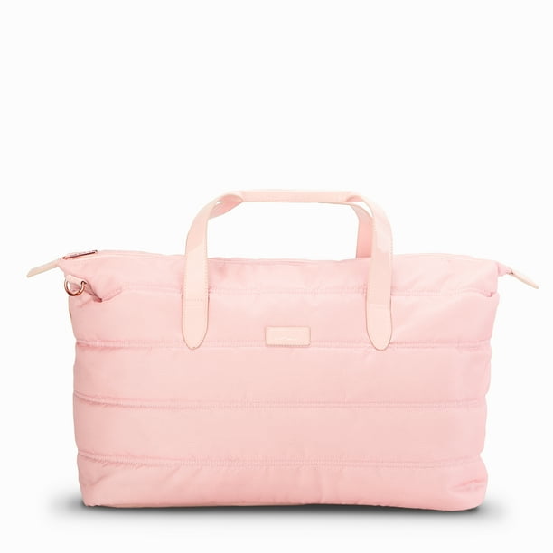 walmart.com | iFLY Travel Weekender Bag with Adjustable Shoulder Strap and Trolley Sleeve Pink