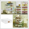 thumbnail image 3 of Storage Box with Drawers Jewelry Sundries Cases Desktop Storage Transparent Pet Material Easy Open and Close 1Pcs, 3 of 4