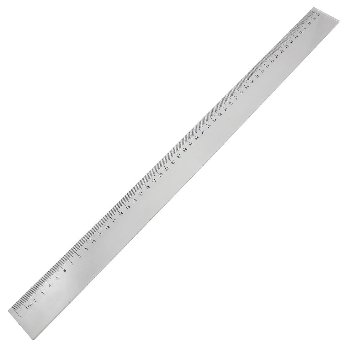 50cm Clear Plastic Measuring Long Straight Centimeter Ruler Q9A5 4X 