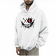 thumbnail image 2 of Sudadera con capucha para mujer, estampada, cuello redondo, manga larga, sudadera con capucha, camiseta, blusa, blusa de poliéster para hombre, 2 of 5