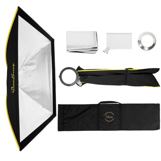 Softbox Glow ParaSnap rectangular, 36 x 44 cm, fibra de ley de nueva generación