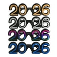 thumbnail image 4 of KAKOWELY 4 gafas de sol divertidas para fiesta de Año Nuevo 2026, accesorios fotográficos y decoraciones para fiestas., 4 of 4