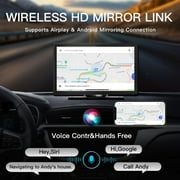 CARABC D9 9 Touch Screen Car Stereo with CarPlay, GPS and Backup Camera